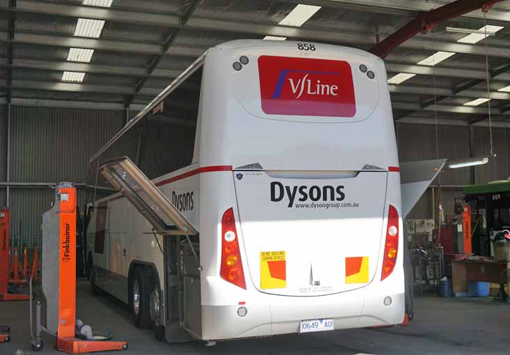 Dysons Scania K440EB Coach Concepts 858 V-Line